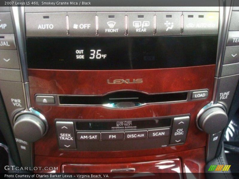 Smokey Granite Mica / Black 2007 Lexus LS 460