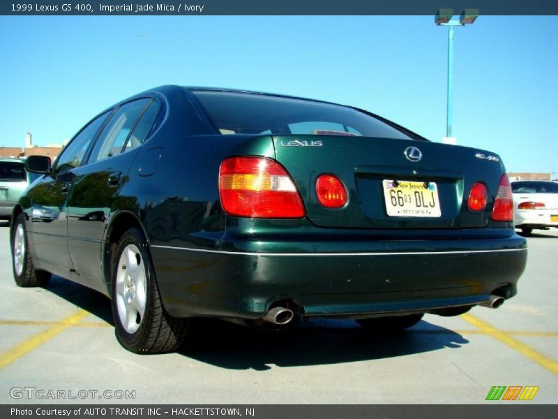 Imperial Jade Mica / Ivory 1999 Lexus GS 400