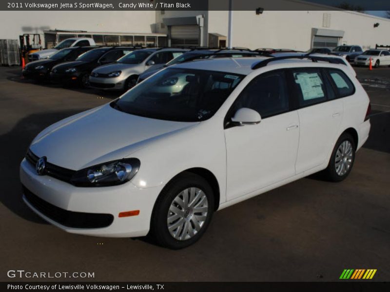 Candy White / Titan Black 2011 Volkswagen Jetta S SportWagen