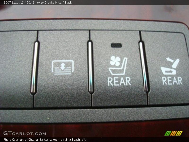Smokey Granite Mica / Black 2007 Lexus LS 460