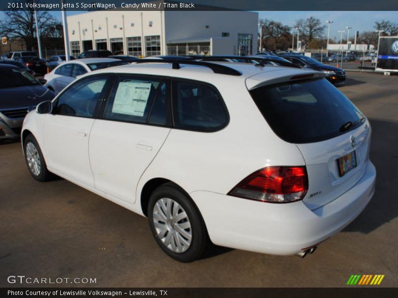 Candy White / Titan Black 2011 Volkswagen Jetta S SportWagen