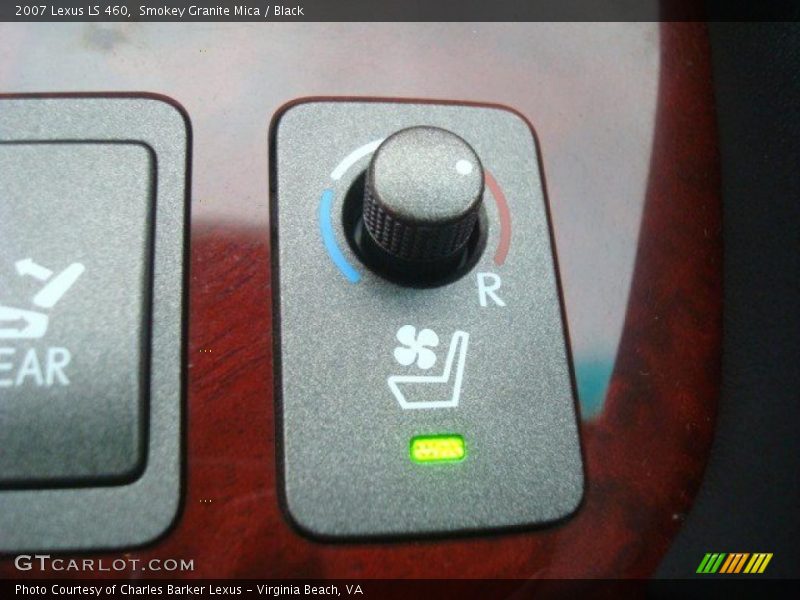 Smokey Granite Mica / Black 2007 Lexus LS 460