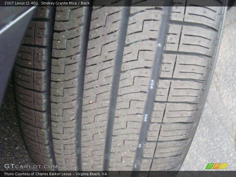 Smokey Granite Mica / Black 2007 Lexus LS 460