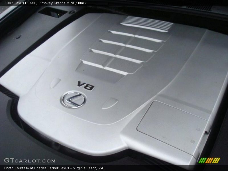 Smokey Granite Mica / Black 2007 Lexus LS 460
