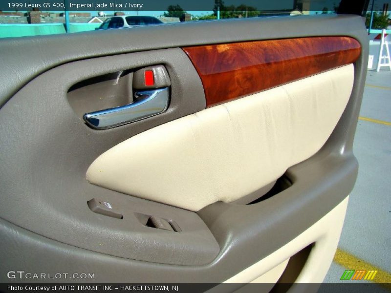 Imperial Jade Mica / Ivory 1999 Lexus GS 400