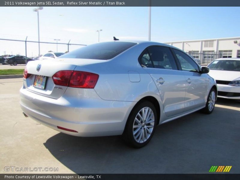 Reflex Silver Metallic / Titan Black 2011 Volkswagen Jetta SEL Sedan