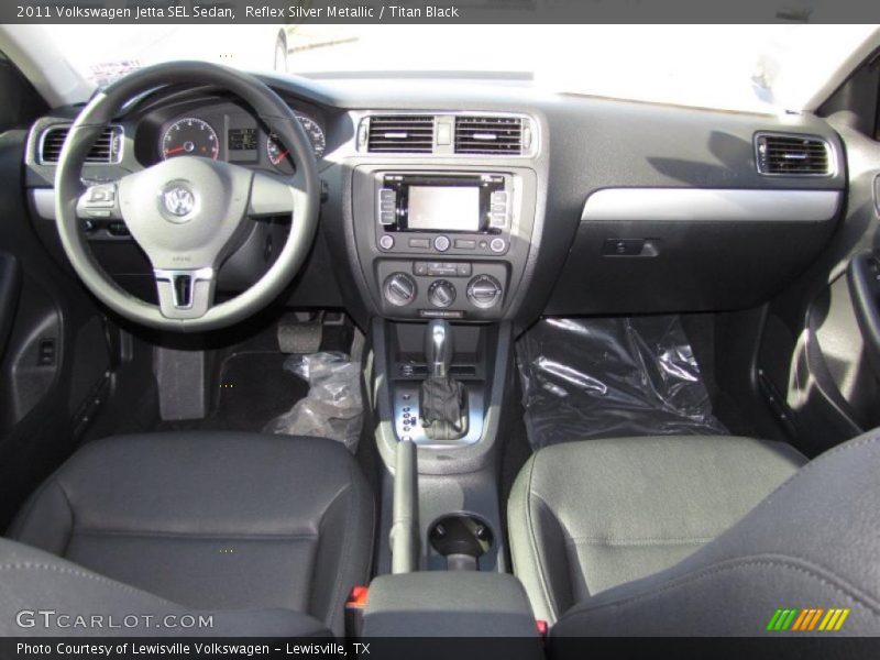 Reflex Silver Metallic / Titan Black 2011 Volkswagen Jetta SEL Sedan