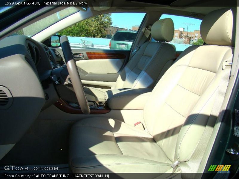 Imperial Jade Mica / Ivory 1999 Lexus GS 400
