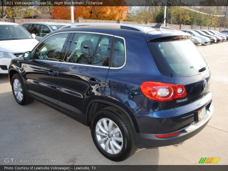 Night Blue Metallic / Charcoal 2011 Volkswagen Tiguan SE