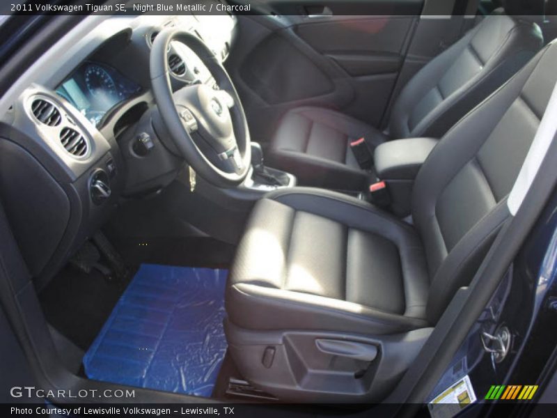 Night Blue Metallic / Charcoal 2011 Volkswagen Tiguan SE
