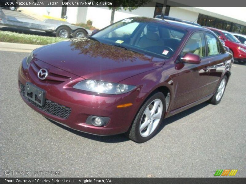 Dark Cherry Metallic / Beige 2006 Mazda MAZDA6 i Sedan