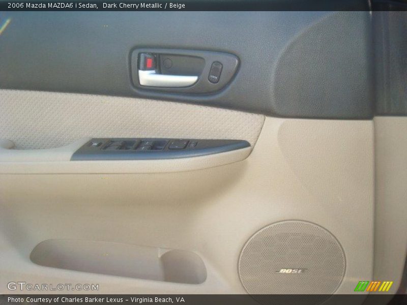 Dark Cherry Metallic / Beige 2006 Mazda MAZDA6 i Sedan