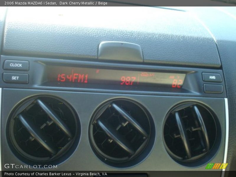 Dark Cherry Metallic / Beige 2006 Mazda MAZDA6 i Sedan