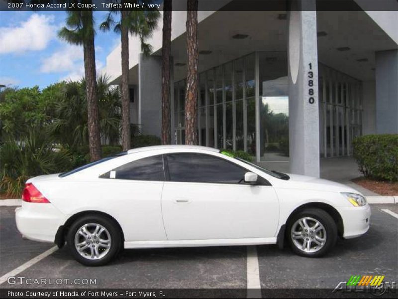 Taffeta White / Ivory 2007 Honda Accord LX Coupe