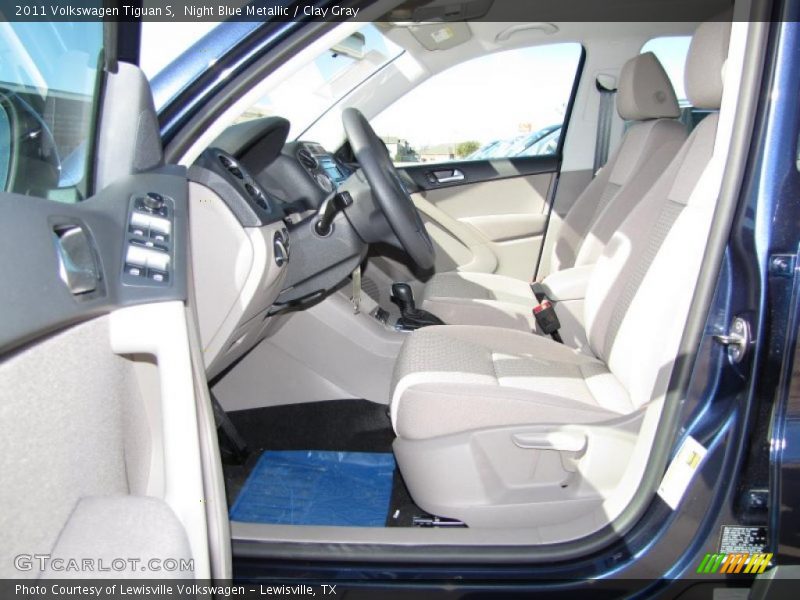  2011 Tiguan S Clay Gray Interior