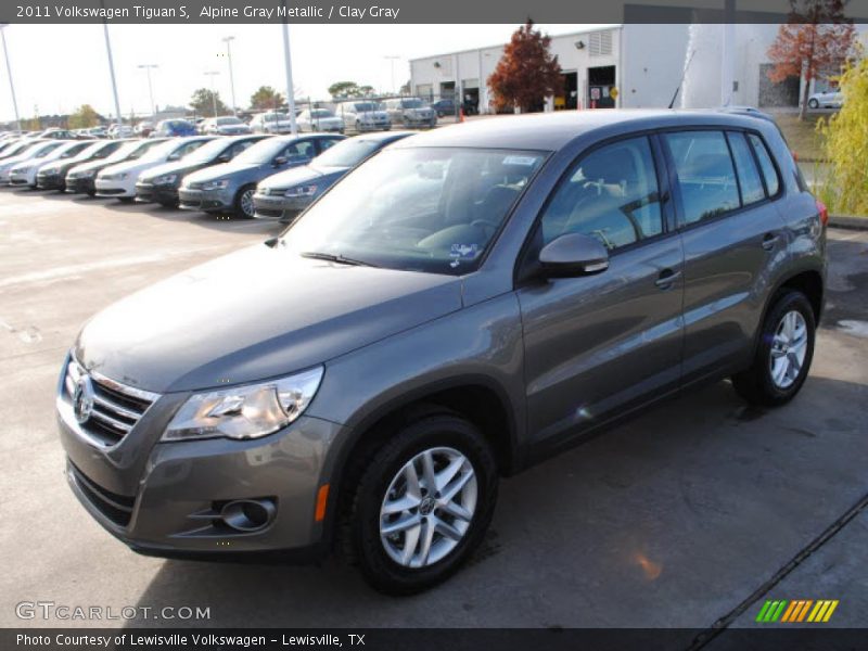 Alpine Gray Metallic / Clay Gray 2011 Volkswagen Tiguan S