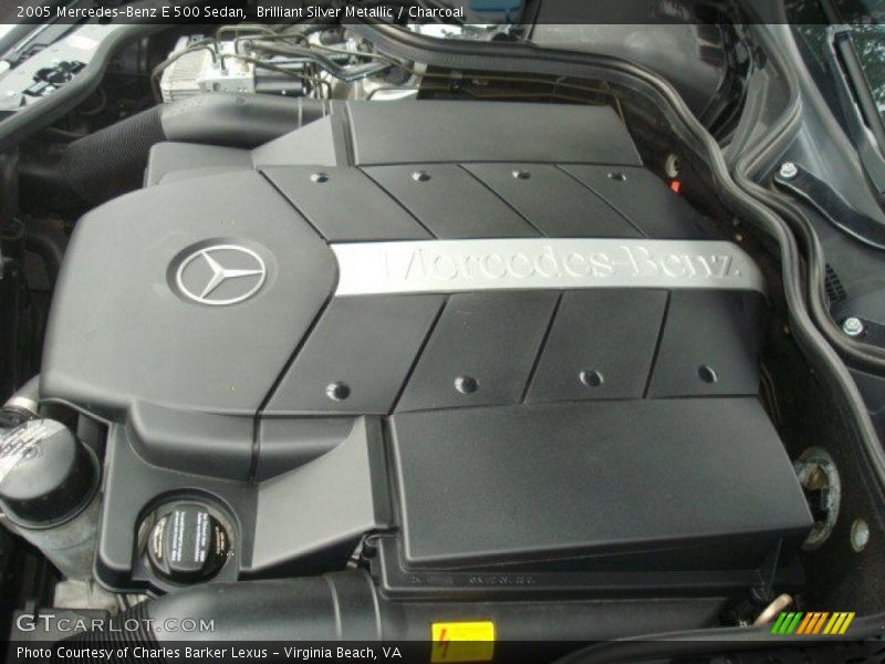 Brilliant Silver Metallic / Charcoal 2005 Mercedes-Benz E 500 Sedan