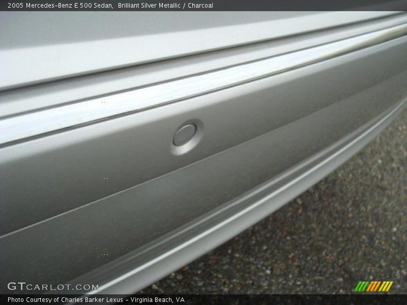 Brilliant Silver Metallic / Charcoal 2005 Mercedes-Benz E 500 Sedan