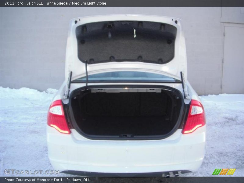 White Suede / Medium Light Stone 2011 Ford Fusion SEL