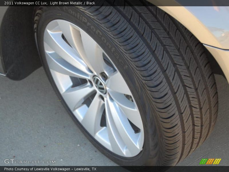 Light Brown Metallic / Black 2011 Volkswagen CC Lux