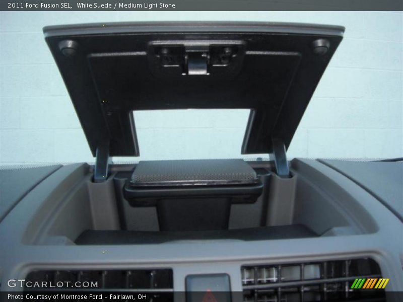 White Suede / Medium Light Stone 2011 Ford Fusion SEL