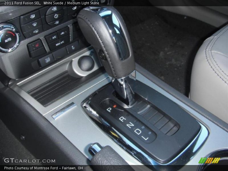 White Suede / Medium Light Stone 2011 Ford Fusion SEL