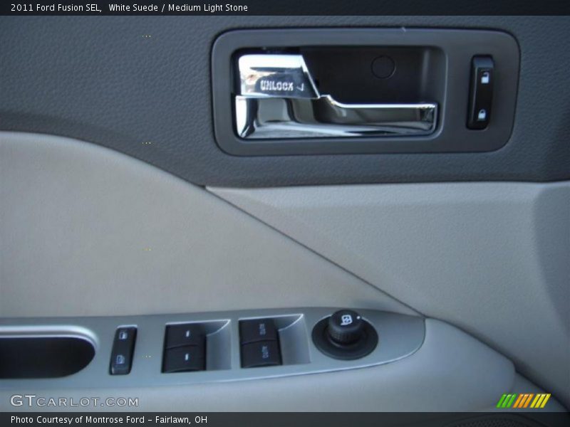White Suede / Medium Light Stone 2011 Ford Fusion SEL