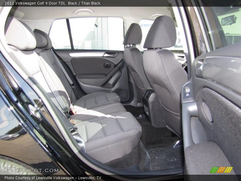 Black / Titan Black 2011 Volkswagen Golf 4 Door TDI