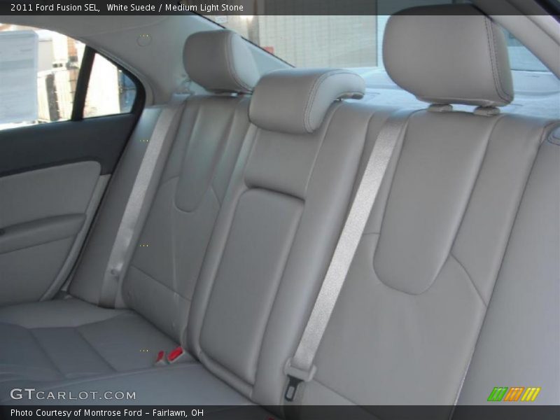 White Suede / Medium Light Stone 2011 Ford Fusion SEL
