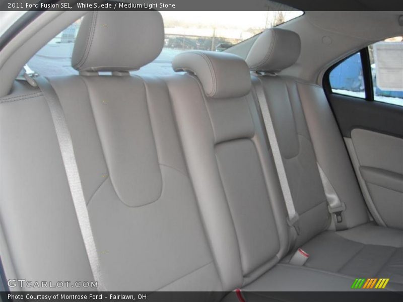 White Suede / Medium Light Stone 2011 Ford Fusion SEL