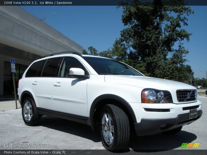 Ice White / Sandstone 2008 Volvo XC90 3.2
