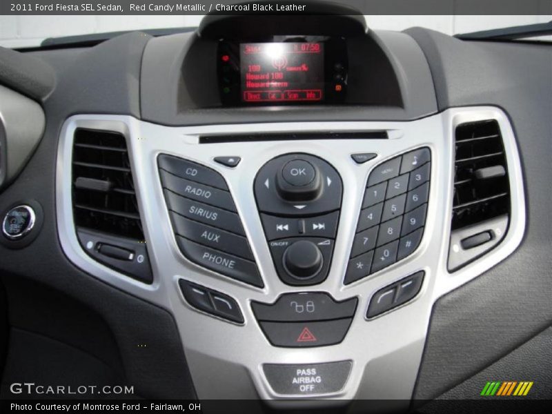 Controls of 2011 Fiesta SEL Sedan