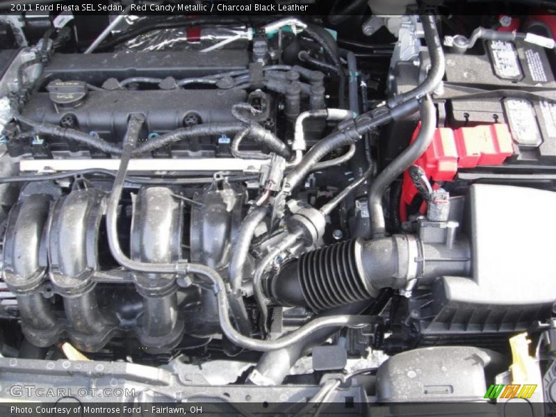  2011 Fiesta SEL Sedan Engine - 1.6 Liter DOHC 16-Valve Ti-VCT Duratec 4 Cylinder