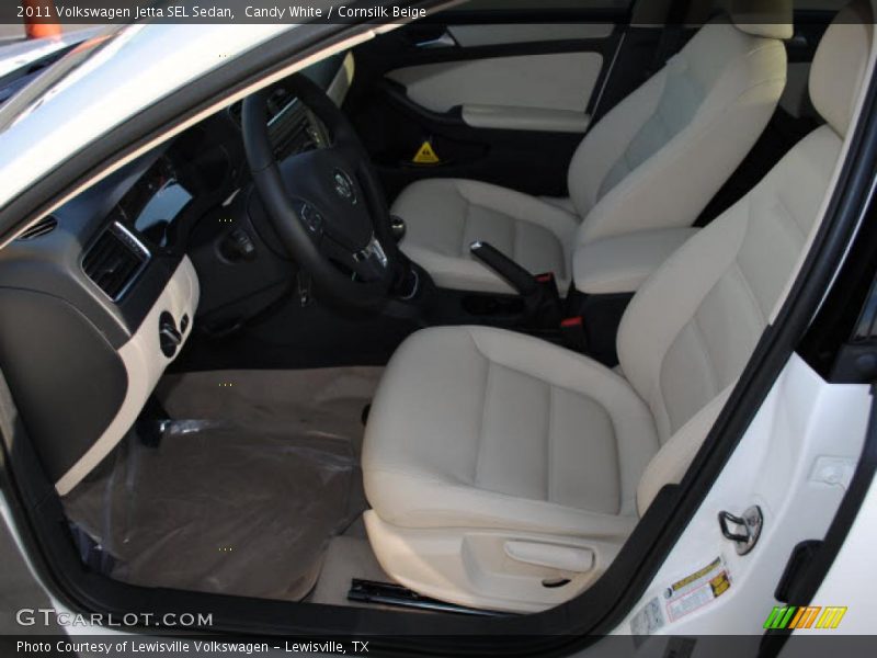  2011 Jetta SEL Sedan Cornsilk Beige Interior