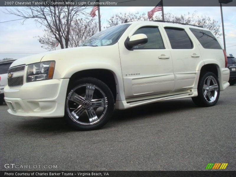 Summit White / Light Cashmere/Ebony 2007 Chevrolet Tahoe LT