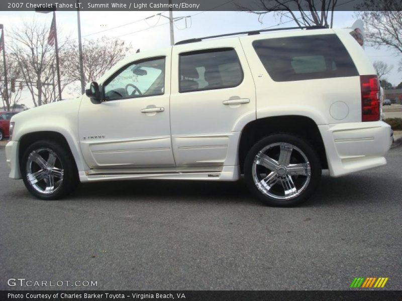 Summit White / Light Cashmere/Ebony 2007 Chevrolet Tahoe LT