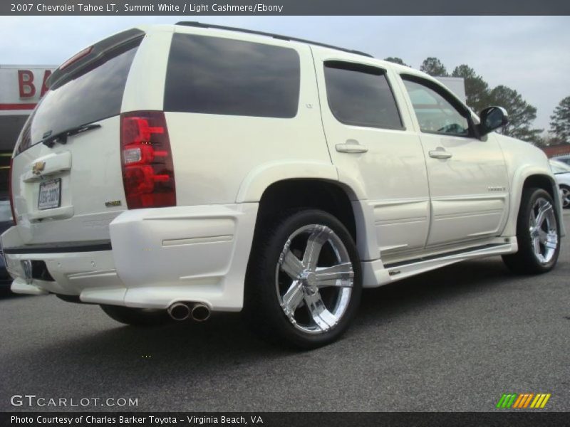Summit White / Light Cashmere/Ebony 2007 Chevrolet Tahoe LT