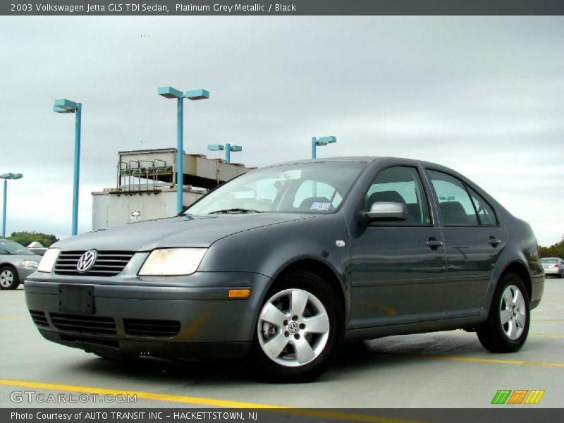Platinum Grey Metallic / Black 2003 Volkswagen Jetta GLS TDI Sedan