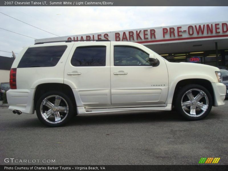 Summit White / Light Cashmere/Ebony 2007 Chevrolet Tahoe LT