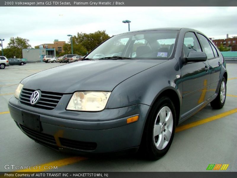 Platinum Grey Metallic / Black 2003 Volkswagen Jetta GLS TDI Sedan
