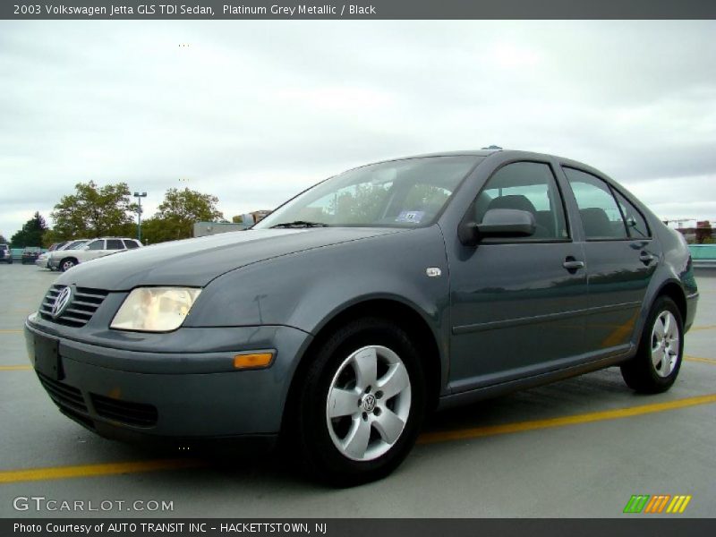 Platinum Grey Metallic / Black 2003 Volkswagen Jetta GLS TDI Sedan