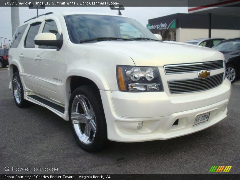Summit White / Light Cashmere/Ebony 2007 Chevrolet Tahoe LT