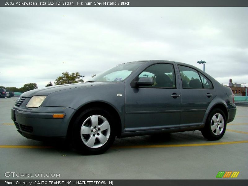 Platinum Grey Metallic / Black 2003 Volkswagen Jetta GLS TDI Sedan