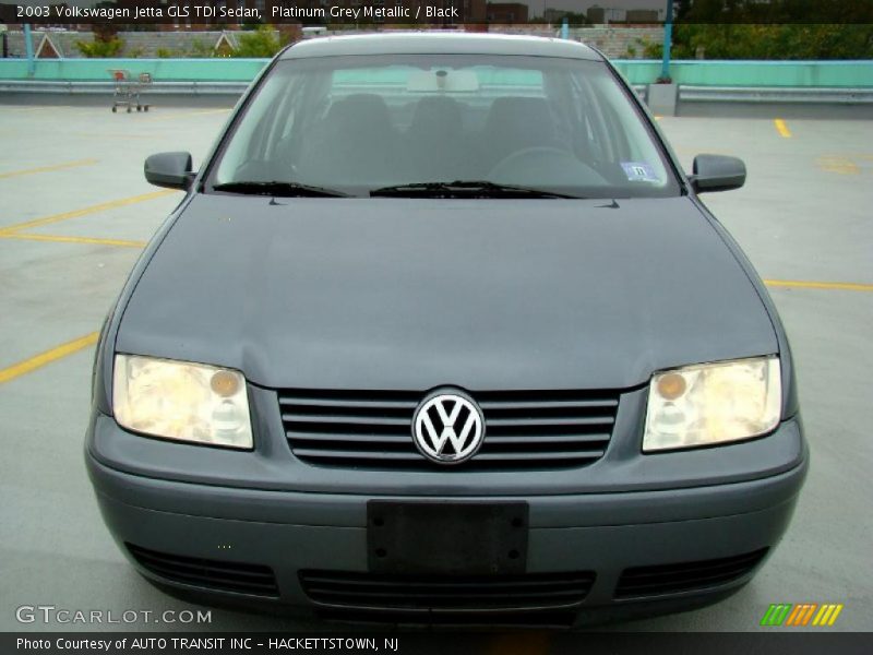 Platinum Grey Metallic / Black 2003 Volkswagen Jetta GLS TDI Sedan