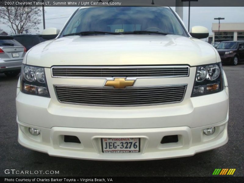Summit White / Light Cashmere/Ebony 2007 Chevrolet Tahoe LT