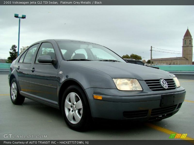 Platinum Grey Metallic / Black 2003 Volkswagen Jetta GLS TDI Sedan