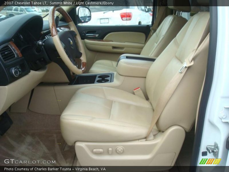 Summit White / Light Cashmere/Ebony 2007 Chevrolet Tahoe LT