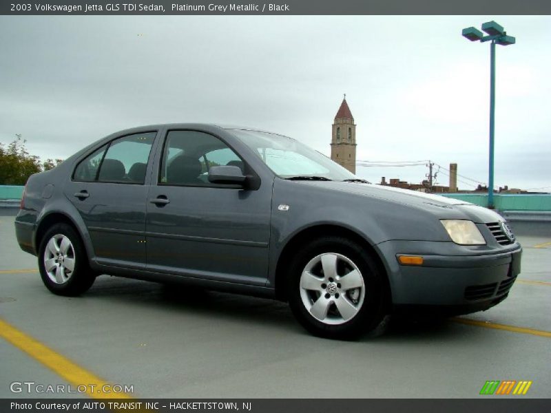 Platinum Grey Metallic / Black 2003 Volkswagen Jetta GLS TDI Sedan