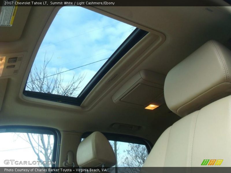 Summit White / Light Cashmere/Ebony 2007 Chevrolet Tahoe LT