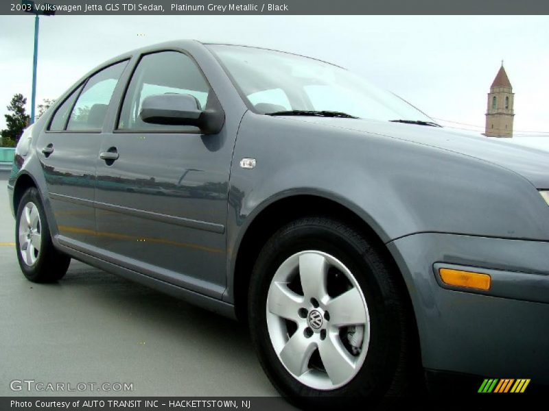 Platinum Grey Metallic / Black 2003 Volkswagen Jetta GLS TDI Sedan